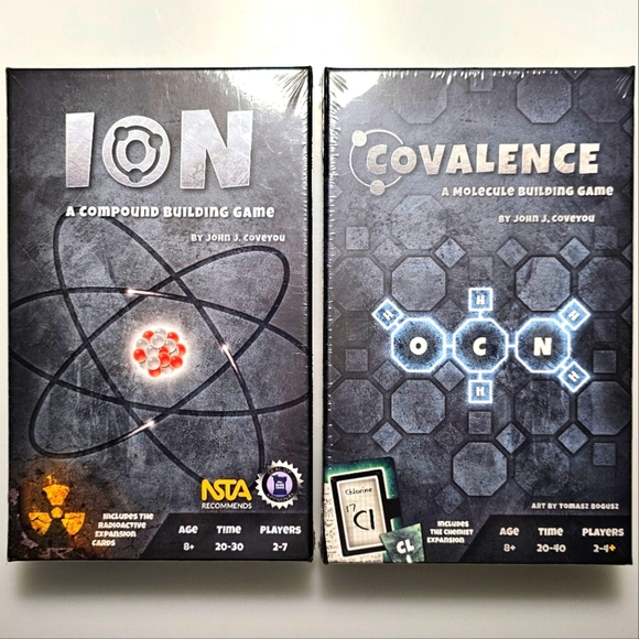Genius Games ION + COVALENCE Games Set of 2 - Picture 1 of 16